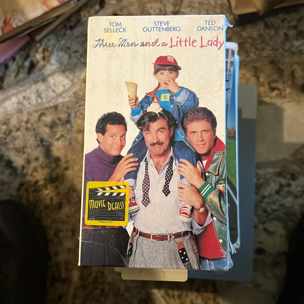 Three Men and a Little Lady VHS Tape Tom Selleck